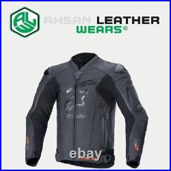 Alpinestars Men's Gp Plus R V4 Rideknit Leather Jacket Men's Biker Racing Jacket