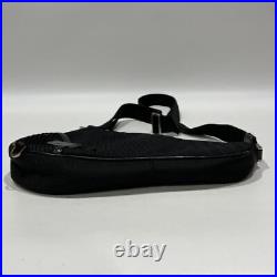 Christian Dior Saddle Pouch Mesh Shoulder Bag Black 20432064 No. 978