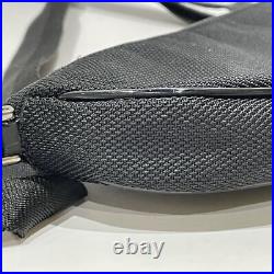 Christian Dior Saddle Pouch Mesh Shoulder Bag Black 20432064 No. 978