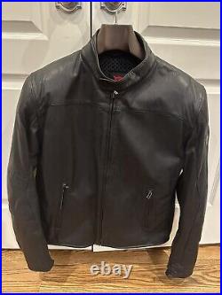Dainese Men's Black Leather Jacket New without tags