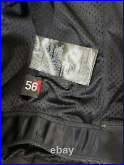 Dainese Zen Evo Perforated Leather Motorcycle Jacket Men's EU 56 XL 46