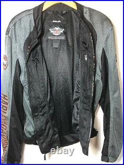 Harley Davidson Men's Bar & Shield Logo Mesh Jacket 98233-13VM Sz S SUPERB