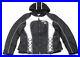 Harley-davidson-womens-ridng-jacket-M-black-white-mesh-hoodie-liner-armor-zip-01-giae