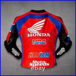 Honda CBR Motorcycle Leather Jacket Men Racing Jackets 2023