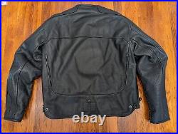 Icon Motorhead Leather Motorcycle Jacket CE Armored Men's XL
