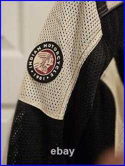 Indian Motorcycle Genuine Mesh Jacket Includes Shoulder/Elbow Armor Women's Sz S
