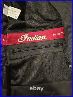 Indian Motorcycle Genuine Mesh Jacket Includes Shoulder/Elbow Armor Women's Sz S