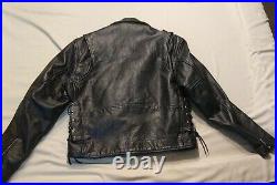 Interstate Leather Motorcycle Jacket Women's Size 4 Excellent Condition
