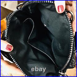 LUXURY BAG Women Shiny Mesh Cloth Rhinestone Pocket Paillette Crossbody Backpack