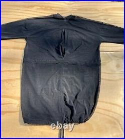 Lululemon Mesh Dress Front Full Zip Front Pockets Drawstring Rare Size 6 Black