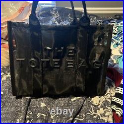 Marc Jacobs The Tote Bag Black Mesh M0016156-001, Size Large