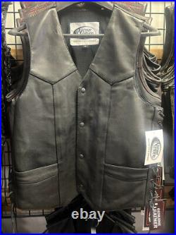 Men's Leather Vest (RANGER) FIM652CDM Size Large