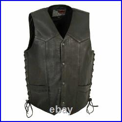 Men's Leather Vest (RANGER) FIM652CDM Size Small