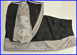 NEW w TAGS Chanel Sweatpants Pants Mesh Black Grey BIG CC LOGO N5 Pockets 40