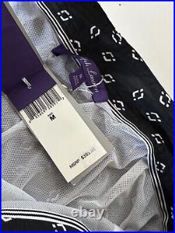 NWT $395 Polo Ralph Lauren Purple Label Mens Black Swim Shorts Trunks M Portugal