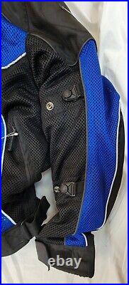 NWT TourMaster Men's Intake 3.0 Textile Motorcycle Jacket Size XXL Blue/Black
