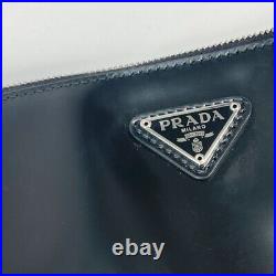PRADA triangle logo mesh polka dot sequins Tote Bag with pouch Hand Bag