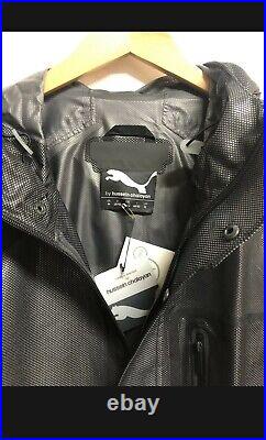 Puma Men's LAMINATED Mesh Jacket Hussein Chalayan Collab Full Zip Jacket Black