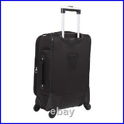 SwissGear Sion Softside Expandable Roller Luggage Suitcase Black, Carry-On 21 In