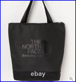 THE NORTH FACE BC TOTE BLACK Mesh zipper pocket Made in Vietnam new