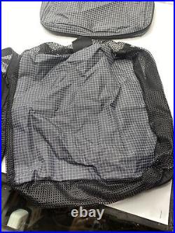 TOM BIHN Lot Of 3 BLACK PORTABLE 2 Mesh One Solid Organizer Pouch Large Ah