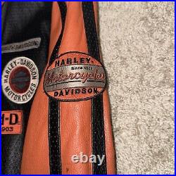Vintage Harley Davidson L Women's Leather Jacket Whirlwind 98116-07VW Perforated