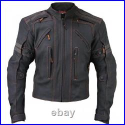 Vulcan mens vtz-910 street motorcycle leather jacket
