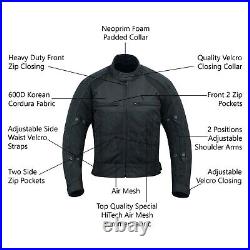 WARRIOR Motorcycle Textile SUMMER MESH Breathable CE Armour Jacket Trouser Suit