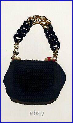 Woman bag original accessorie iconic vintage italian brand shoulder strap handle