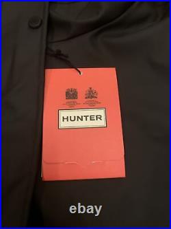 Women's Hunter Rain Jacket, Rubberized Waterproof Mesh Lined Coat, Black Sz. XL