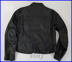 Women's Large Harley-Davidson Leather Jacket 98136-03VW Vented/Embossed Back