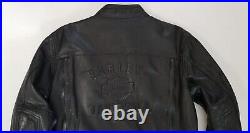 Women's Large Harley-Davidson Leather Jacket 98136-03VW Vented/Embossed Back
