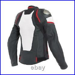 Womens Motorcycle Racing Jacket Armored Genuine Cowhide Motorbike Leather Jacket