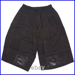 Y-3 Black U Patchwork Mesh Shorts Yohji Yamamoto x Adidas $400 New w Tags XL
